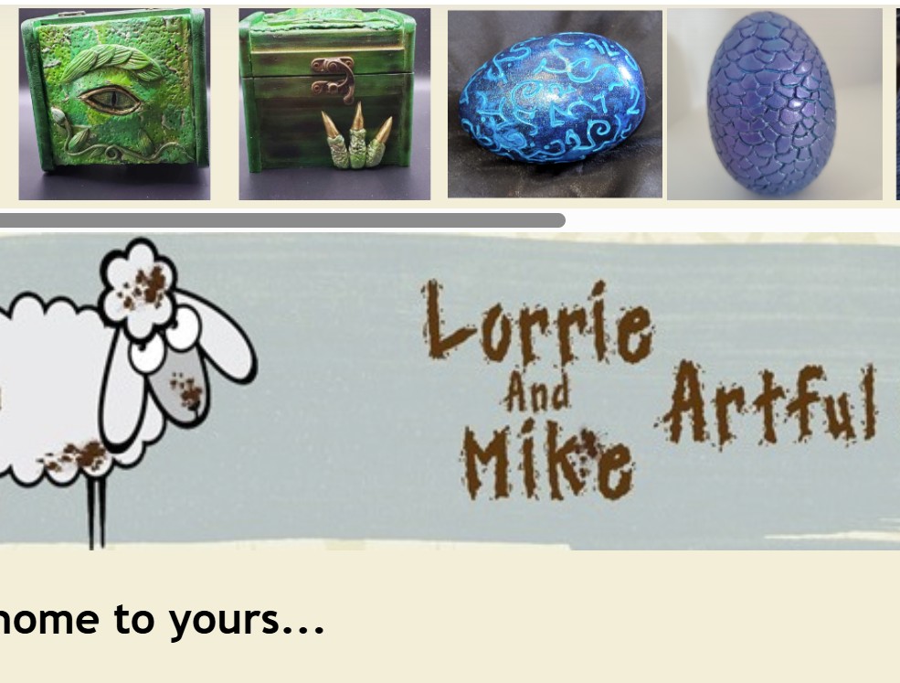 Artful Creations Website Screenshot